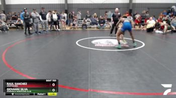 132 lbs Semifinal - Raul Sanchez, Unattached vs Giovanni Silva, Peninsula Wrestling Club