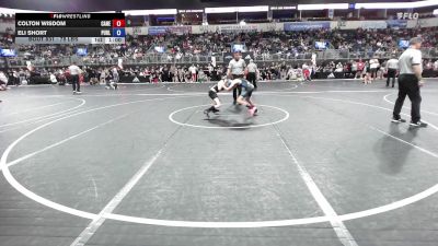 78 lbs Round Of 16 - Colton Wisdom, Caney Valley Wrestling vs Eli Short, Purler