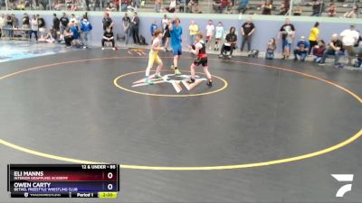 86 lbs Rr3 - Owen Carty, Bethel Freestyle Wrestling Club vs Eli Manns, Interior Grappling Academy