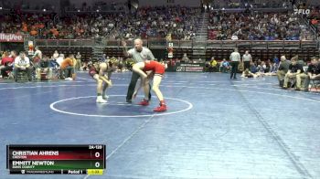 2A-120 lbs Quarterfinal - Emmitt Newton, Davis County vs Christian Ahrens, Creston