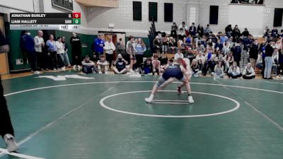 132 lbs Consi Of 16 #2 - Jonathan Burley, Silver Lake vs Liam Hallett, Sandwich