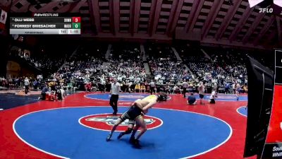 4A-132 lbs Semifinal - Olli Webb, Southeast Whitfield vs Forrest Briesacher, Marist School