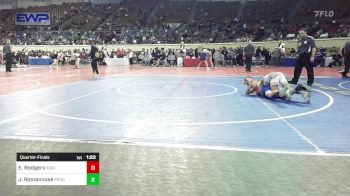 84 lbs Quarterfinal - Easton Rodgers, Bixby vs Jaegar Romannose, Prodigy Elite Wrestling