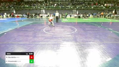 95 lbs Round Of 16 - Ray Burdette, Apex vs Christopher Prontnicki, Olympic