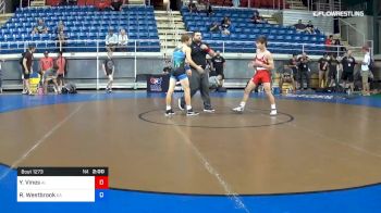 100 lbs Cons 16 #1 - Yanni Vines, Alabama vs Robert Austin Westbrook, Georgia