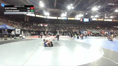 144 lbs Champ. Round 3 - Wyatt Topinka, Caldera vs Daxton Bonner, Wasatch Utah