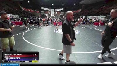 87 lbs Round 1 (8 Team) - Bridger Stephens, SJWA vs Titus Pendleton, SAWA