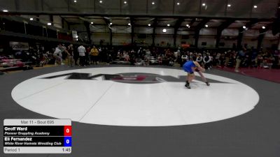 92 lbs Cons. Quarters - Geoff Ward, Pioneer Grappling Academy vs Eli Fernandez, White River Hornets Wrestling Club