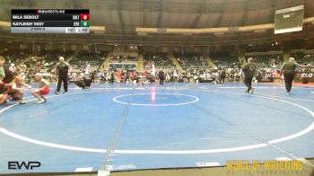 68 lbs Final - Mila Sebolt, Sebolt Wrestling Academy vs Kayleigh Vest, Backyard Brawlers