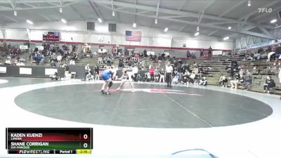 125 lbs Champ. Round 3 - Kaden Kuenzi, Lander vs Shane Corrigan, UW-Parkside