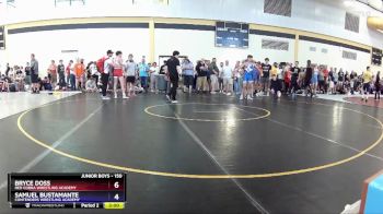 150 lbs Champ. Round 2 - Bryce Doss, Red Cobra Wrestling Academy vs Samuel Bustamante, Contenders Wrestling Academy