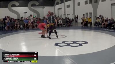 95 lbs Quarterfinals (8 Team) - Charlie Jones, Junior Terps Xtreme vs John Elmlinger, Burnett Trained