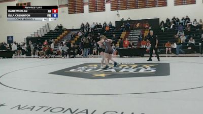 180 lbs Cons. Round 1 - Ella Creighton, Wisconsin - Oshkosh vs Katie Whelan, Augsburg University