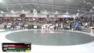 285 lbs Quarterfinal - Caleb Wunsch, Newman vs Luke Tweeton, UMary