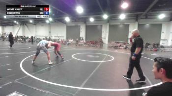 156 lbs Consolation - Wyatt Kandt, Vills Bros Wrestling vs Cole Irwin, Gold Rush Wr Ac