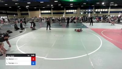 49 kg Rr Rnd 3 - Sterling Welsh, Patriot Mat Club vs Luke Torres, SoCal Hammers