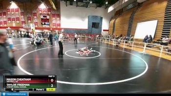 105 lbs Cons. Semi - Tucker Muecke, Powell Middle School vs Oscar Garcia, Lovell Middle School