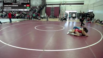 138 lbs Cons. Semis - Lexi Burg vs Charlotte Rehbein, Pinnacle Wrestling Club