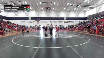 Boys 134 lbs Cons. Round 2 - Austin Chavers, Foothill Boys vs Connor Pangburn, Quincy Boys