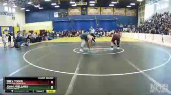 285 lbs Champ. Round 1 - John Arellano, Winter Haven vs Trey Yoder, Riverview (Sarasota)