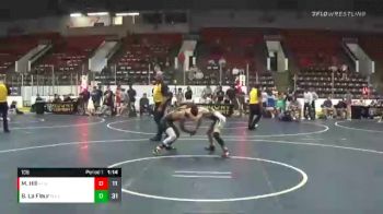 108 lbs Semis & 1st Wrestleback (8 Team) - Malichi Hill, MI Pitbulls vs Brice La Fleur, Michigan Bulldogs