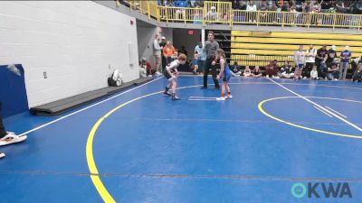55 lbs Quarterfinal - Jordyn Alexander, Team Guthrie Wrestling vs Jett Gentry, Huskey Wrestling Club