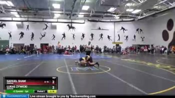 197 lbs Cons. Round 2 - Lukas Zywicki, Adrian vs Samuel Shaw, Adrian