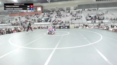 68 Finals kg Champ. Round 3 - Noelle Gaffney, Laker Wrestling Club vs Annelise Obermark, Storm RTC