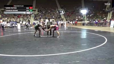 5A 215 lbs Cons. Round 3 - Charlie Boone, John Carroll Catholic HS vs Aiden Payton, Elmore County School