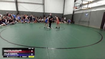 97 lbs Round 3 - Kolston Hulegaard, Ridgefield Wrestling Club vs Nolan Roberts, All-Phase Wrestling Club
