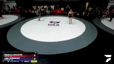 170 lbs Placement Matches (16 Team) - Mikayla Lancaster, SJWA-FR vs Areli Rodriguez, SCVWA-FR