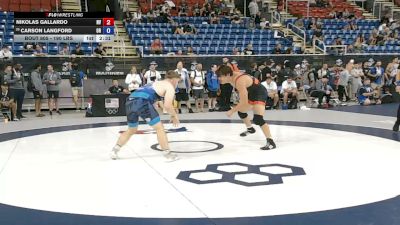 190 lbs Champ. Rd Of 128 - Nikolas Gallardo, Nevada vs Carson Langford, Oregon