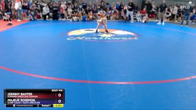 93 lbs Round 1 - Johnny Baxter, Punisher Wrestling Company vs Majeur Rosemon, Clark County Youth Wrestling