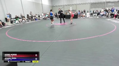 105 lbs Round 1 (8 Team) - Addie Morse, Oklahoma vs Amara Ehsa, Kansas