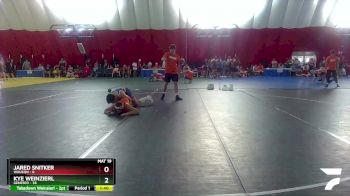 157 lbs Round 1 (4 Team) - Jared Snitker, Waukon vs Kye Weinzierl, Geneseo