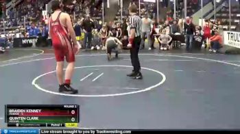 170 lbs Round 2 (4 Team) - Quinten Clark, Hudson vs Braiden Kenney, Monroe