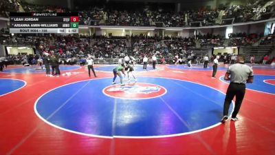 155 lbs Champ. Round 1 - Leah Jordan, Sequoyah vs Arianna Amin-Williams, Arabia Mountain