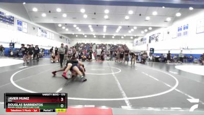 175 lbs Cons. Round 2 - Javier Muniz, MTC vs Douglas Barrientos, Rough House Wrestling Club