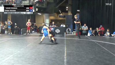 77 lbs 1st Place Match - Adam Chamas, AT/ MOCCO vs Owen Truong, NOVA WC