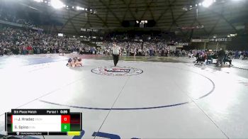 Girls 3A/4A 155 5th Place Match - Jillian Hradec, Snohomish (Girls) vs Shealynn Spino, Eisenhower (Girls)