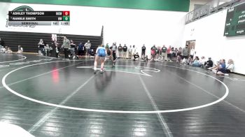 145 lbs Semifinal - Ashley Thompson, Rogers High School Wrestling vs Ranele Smith, WWC Wrestling