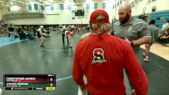 126 lbs Round 2 (4 Team) - Steven Henman, Kelly Walsh vs Christopher Gamino, Scottsbluff