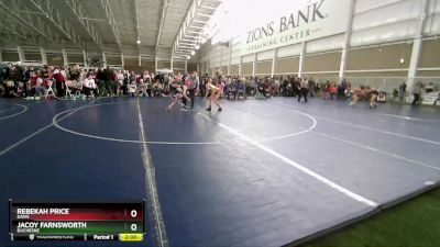 100 lbs Cons. Round 5 - Jacoy Farnsworth, Duchesne vs Rebekah Price, Davis