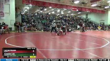 Round 1 - Randen Lee, Waverly-Shell Rock vs Jacob Frahm, NH/TV