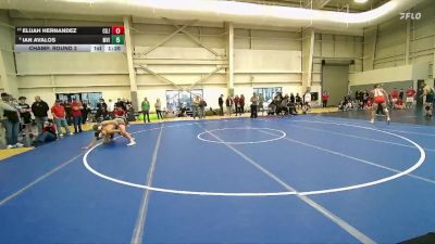 144 lbs Champ. Round 3 - Ian Avalos, Mountain View vs Elijah Hernandez, Central Grand Junction