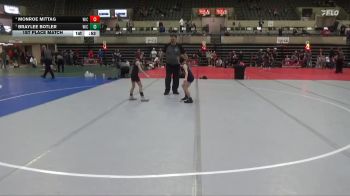 55 lbs 1st Place Match - Braylee Botler, New Prague vs Monroe Mittag, Moyer Elite