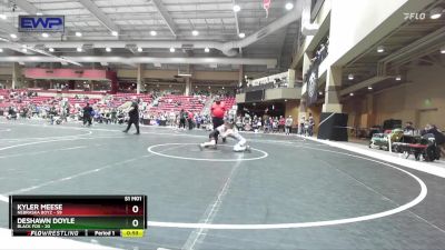 70 lbs Semifinal - Deshawn Doyle, Black Fox vs Kyler Meese, Nebraska Boyz