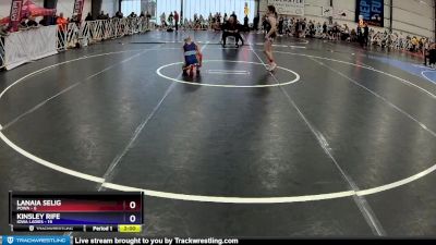 80 lbs Rd# 6- 3:15pm Friday - Lanaia Selig, POWA vs Kinsley Rife, Iowa Ladies