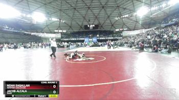 4A 138 lbs Cons. Round 2 - Jacob Alcala, Davis vs Noah Saqallah, Newport (Bellevue)