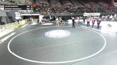 190 lbs Quarters - Anthony Provencal, Rodriguez High School Wrestling vs Alexis Mendoza, Alisal High School Wrestling